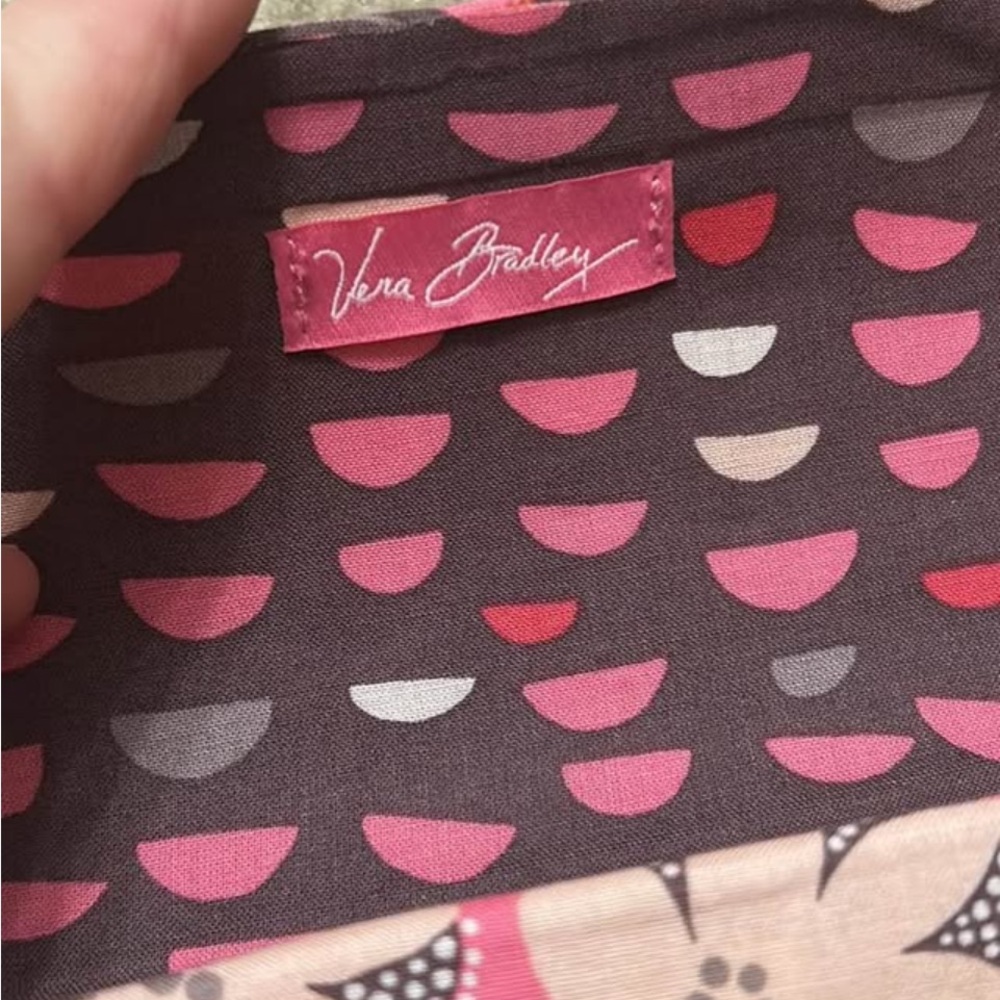 Vera Bradley sunglasse casesGray and pink Fabric